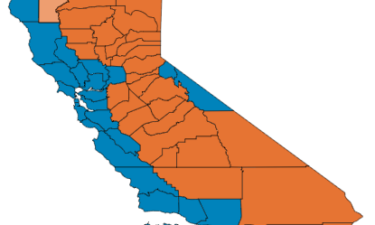 California, California presidential election, California red